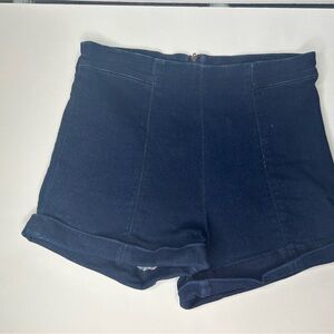Forever 21 Dark Blue Jean Shorts